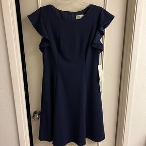NWT Eliza navy sundress size 14